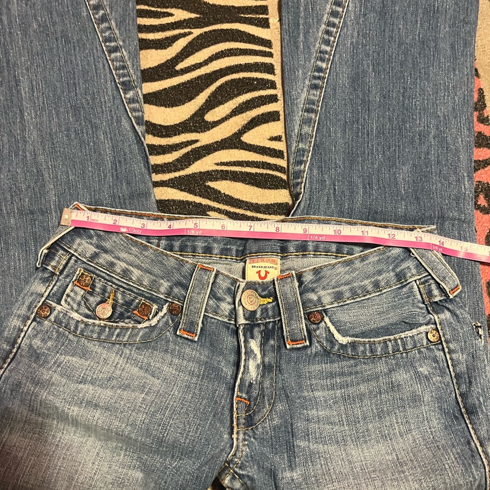 Vintage True Religion Embroidery Butterfly bootcut jeans - Picture 8 of 9